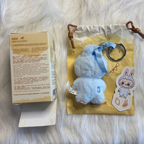 AUTHENTIC Labubu Pin for Love Plush Pendant + Letter Pendant Set – D - Picture 3 of 6